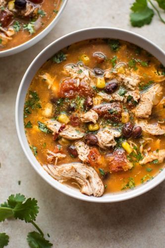 Crockpot Chipotle Chicken Soup