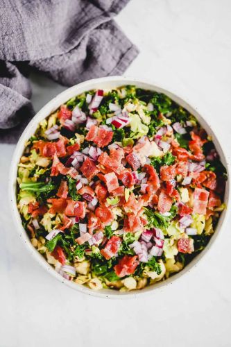 Brussels Sprouts Bacon Salad