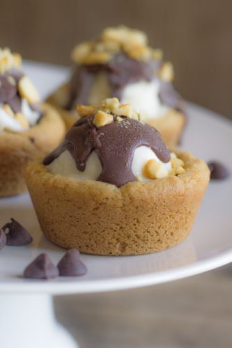 Ice Cream Sundae Cookie Cups