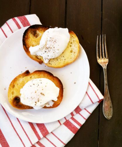 Poached eggs