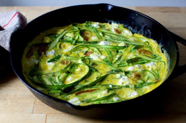 Shaved Asparagus Frittata