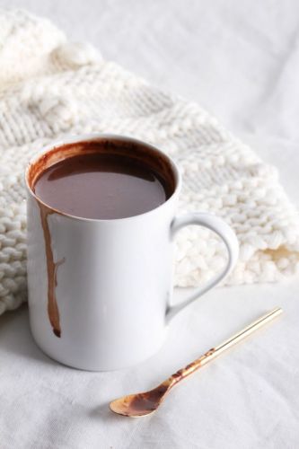 Red wine hot chocolate