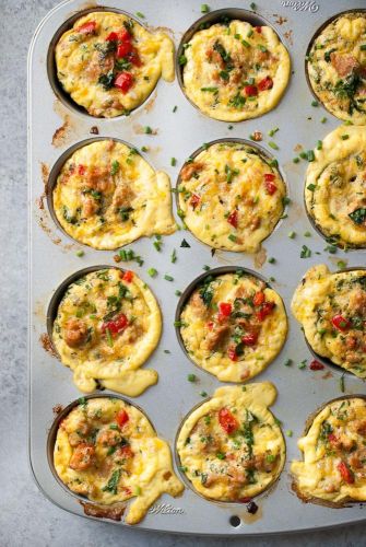 Loaded frittata muffins