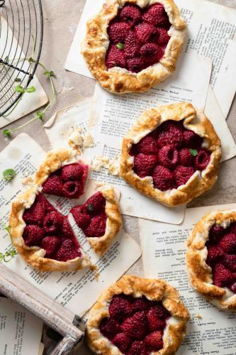 Rustic Raspberry Tarts