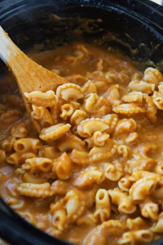 Crockpot Butternut Squash Alfredo