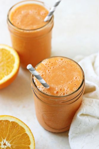 Cold Busting Orange Carrot Smoothie