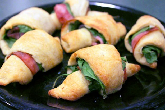 Ham & cheese crescent roll ups