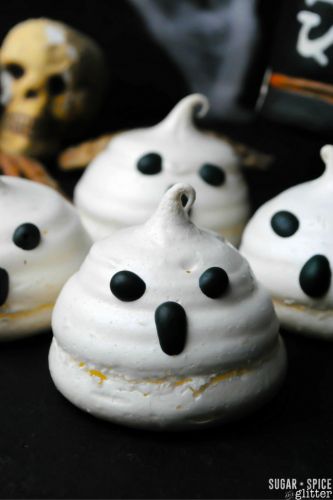 Ghost meringues