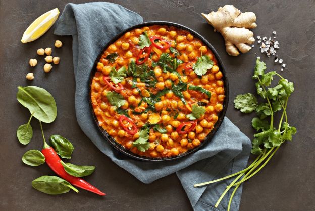 Chickpea and Spinach Curry