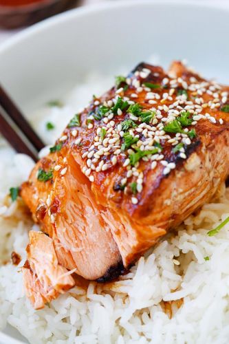 Honey Sriracha Salmon