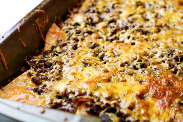 Healthy Mexican lasagna