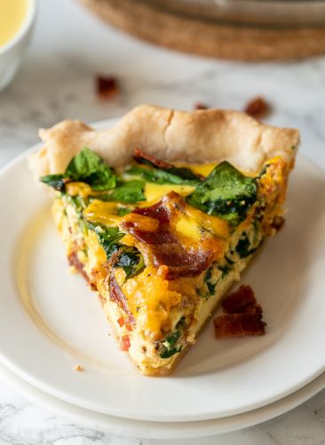 Bacon Cheddar Quiche