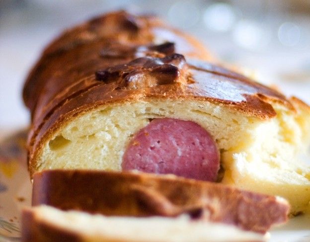 Sausage brioche