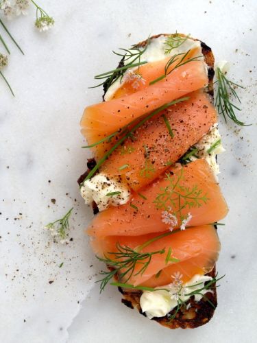 Smoked Salmon Crostini