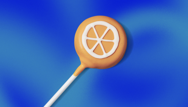 Orange Cream Cake Pop