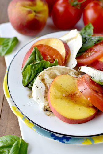 Peach Caprese Salad