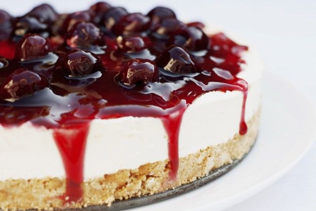 Cherry cheesecake