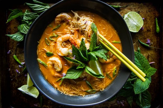 Coconut Shrimp Laksa