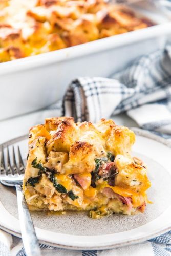 Thanksgiving Leftovers Breakfast Strata