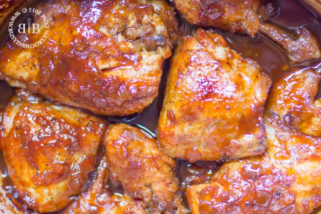 Bourbon Apricot BBQ Chicken