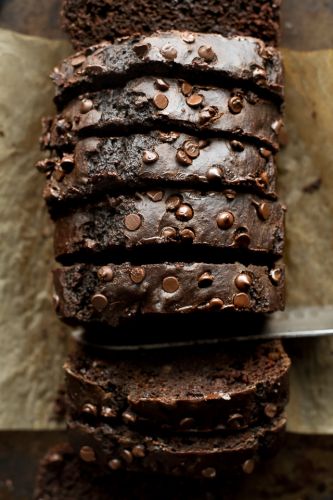 One bowl chocolate pumpkin bread