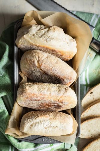 Homemade Ciabatta Bread Rolls