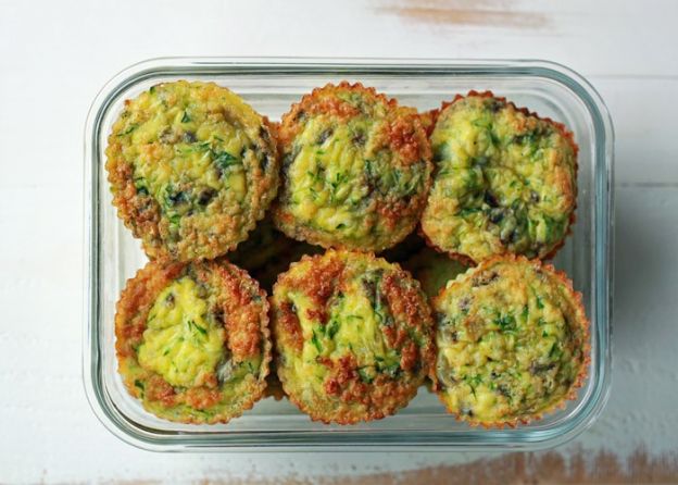 Zucchini ANd Fresh Herb Mini Frittatas