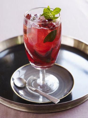 Cranberry mojito