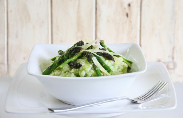 Asparagus risotto