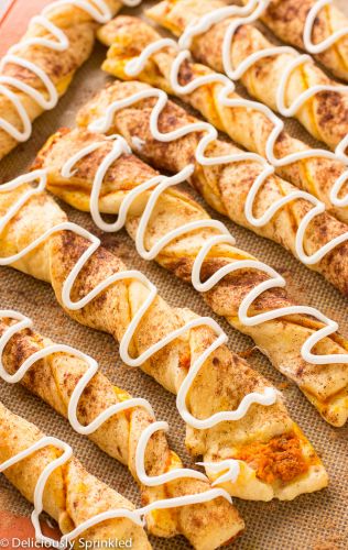 Pumpkin pie twists