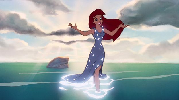 Ariel's sparkling dress