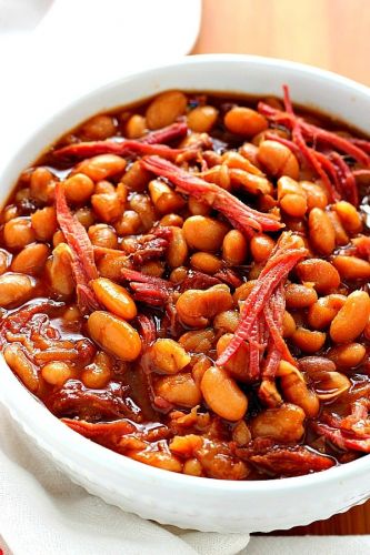 Slow Cooker Baked Beans