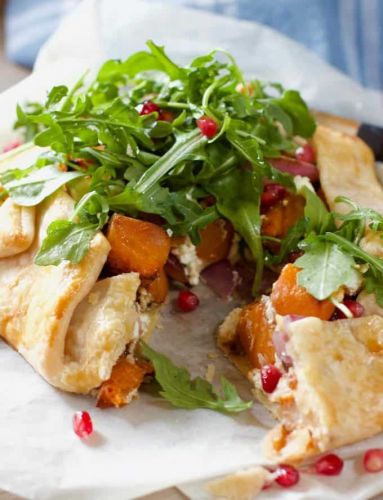 Butternut Squash And Goat Cheese Galette