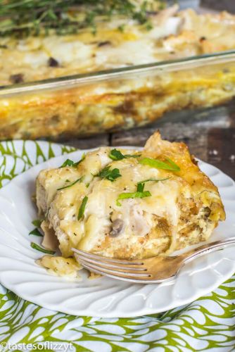 Thanksgiving Leftovers Breakfast Casserole