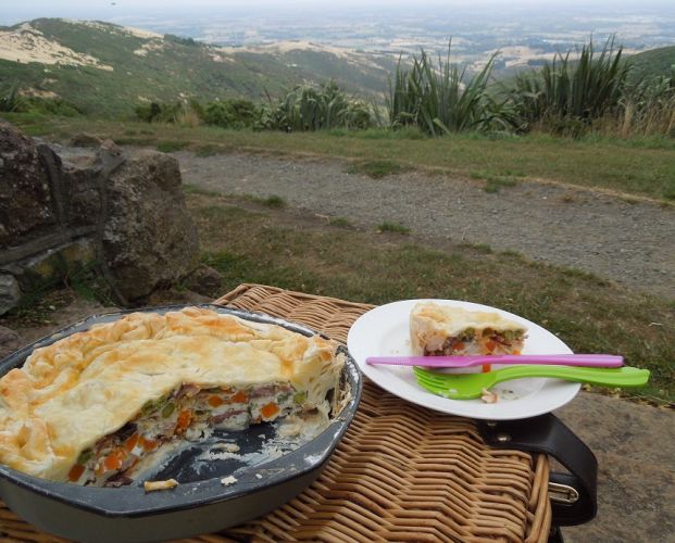 Bacon and Egg Pie, New Zealand