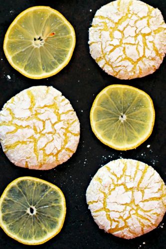 Lemon Crinkle Cookies