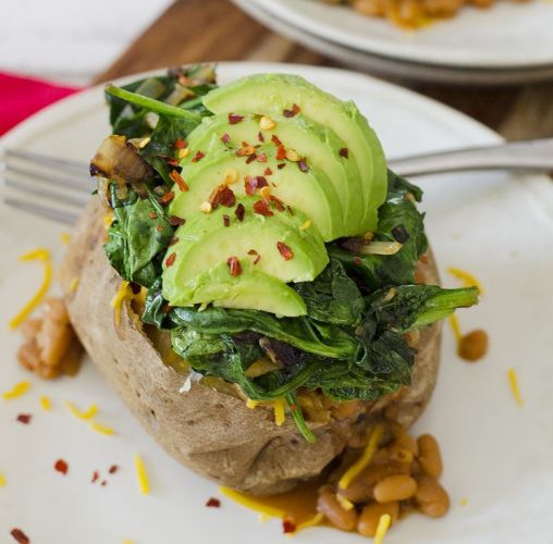 BBQ LOADED BAKED POTATO