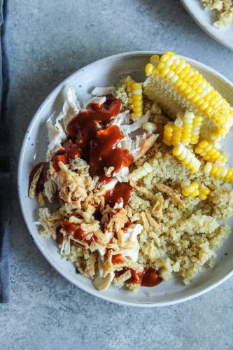 5 Ingredient BBQ Chicken and Quinoa Bowl