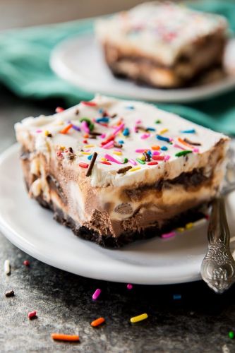 Easy 5 Layer Ice Cream Cake