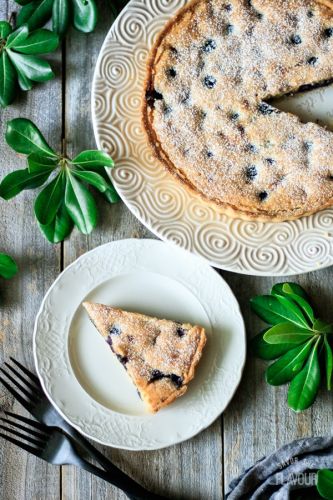 Blueberry Frangipane Tart