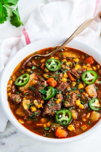 Instant Pot Spicy Beef Stew