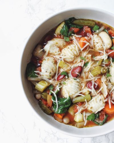 Hearty Slow Cooker Gnocchi Minestrone