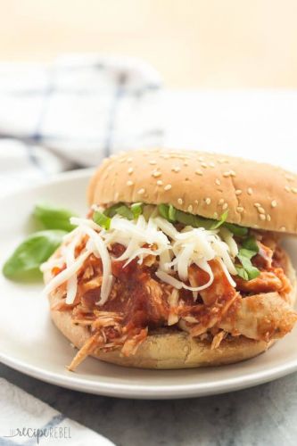 Slow Cooker Italian Chicken Sandwiches