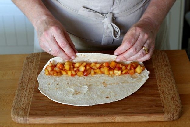 Fold the tortilla