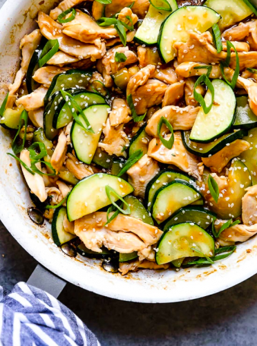 Chicken Zucchini Stir Fry