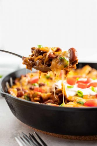 One-Pan Beef Burrito Skillet