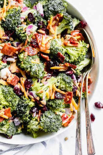 The Best Broccoli Bacon Salad