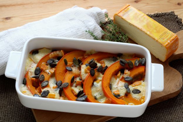 Pumpkin and Gouda Bake