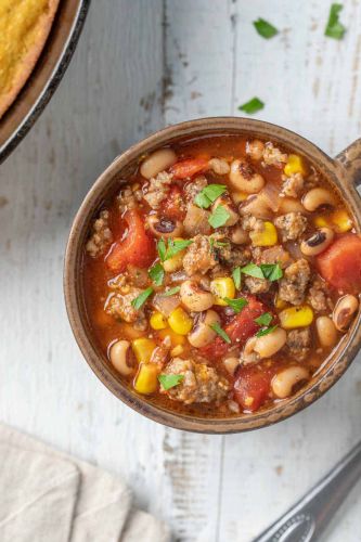 Black Eyed Pea and Sausage Stew