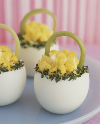 Boiled egg baskets